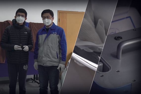 视频：一起阻击疫情 看看北京现代是如何为车辆消毒