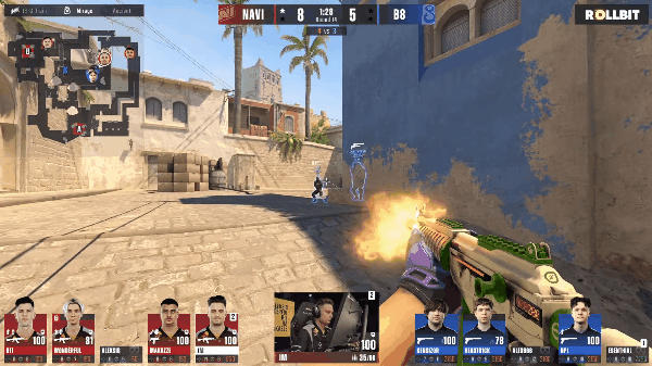 布达佩斯Major第二阶段：天生赢家！NAVI 2-0 B8