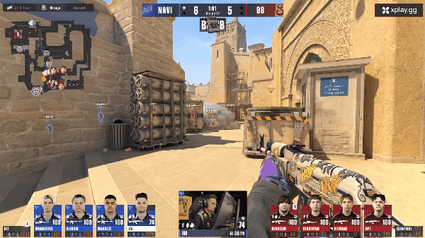 布达佩斯Major第二阶段：天生赢家！NAVI 2-0 B8