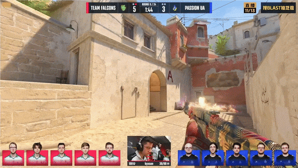 BLAST对抗赛 S2：波澜不惊胜！Falcons 2-0 Passion UA