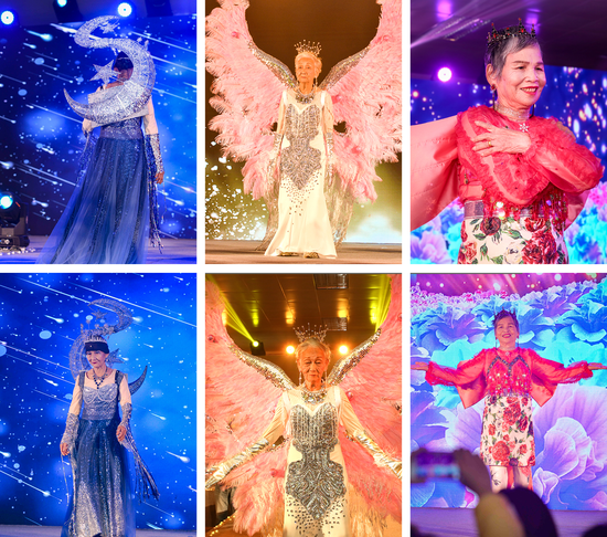 “最老天团”超模奶奶们演绎“星空、天使、繁花”系列