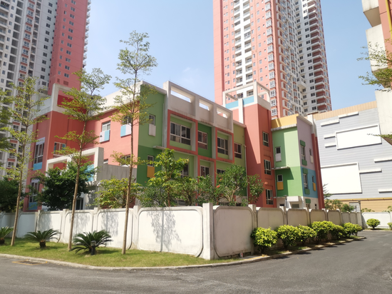 南宁市高坡岭人才公寓配备的幼儿园。新浪广西 黄媛/摄