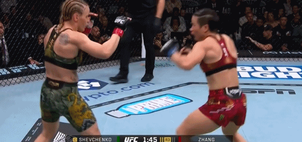 UFC女子世纪战:张伟丽升重不敌舍甫琴科,无缘夺蝇量级冠军