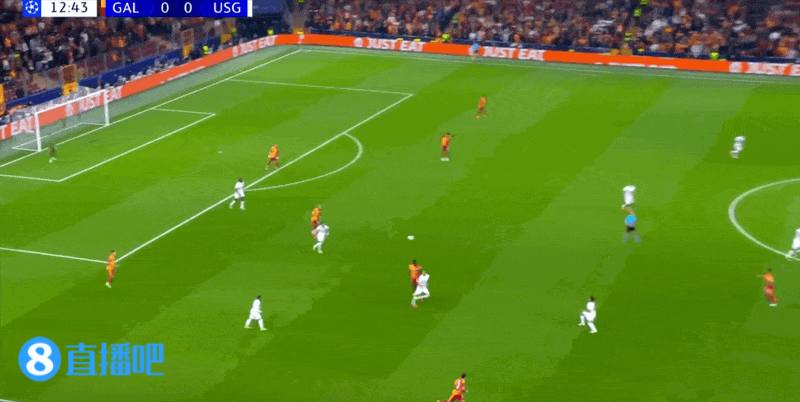 欧冠3连胜终结！加拉塔萨雷0-1圣吉尔联合 戴维制胜球萨拉中柱