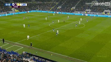 英超-埃弗顿1-1利兹联 贾斯汀破门巴里连场建功勒温、盖耶中框