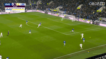 英超-埃弗顿1-1利兹联 贾斯汀破门巴里连场建功勒温、盖耶中框