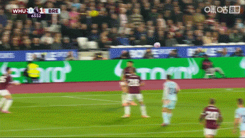 英超-布伦特福德2-0客胜西汉姆 蒂亚戈屡失良机+破门延森补时建功