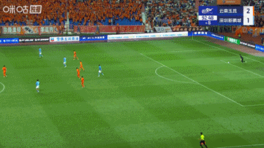 各赛事主场5连胜!云南玉昆3-1深圳新鹏城 恩里克&迪力穆拉提破门