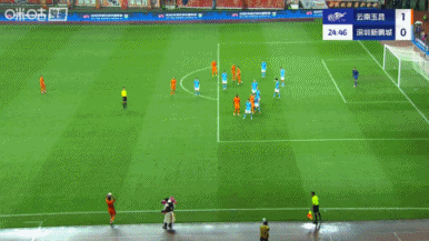 各赛事主场5连胜!云南玉昆3-1深圳新鹏城 恩里克&迪力穆拉提破门