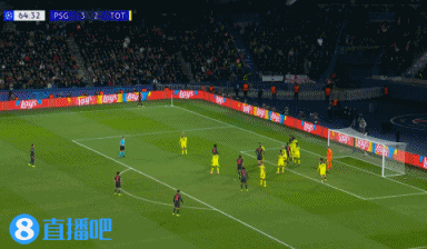 进球大战！巴黎5-3逆转热刺 维蒂尼亚戴帽穆阿尼2射1传