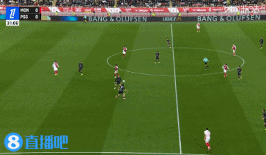 法甲-十人摩纳哥1-0终结大巴黎3连胜 南野拓实制胜科雷尔染红