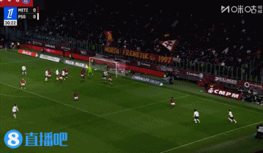 暂升榜首！巴黎3-2梅斯 杜埃长距离奔袭斩回归后首球 姆巴耶2助攻