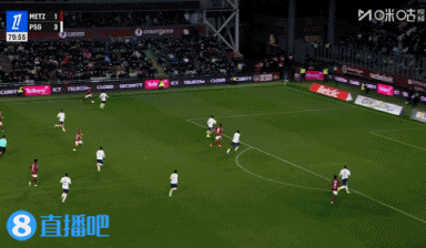 暂升榜首！巴黎3-2梅斯 杜埃长距离奔袭斩回归后首球 姆巴耶2助攻
