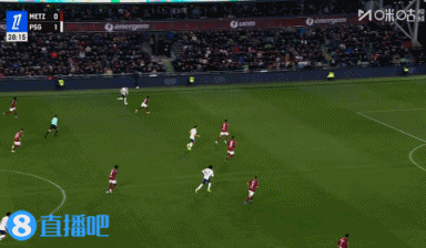 暂升榜首！巴黎3-2梅斯 杜埃长距离奔袭斩回归后首球 姆巴耶2助攻