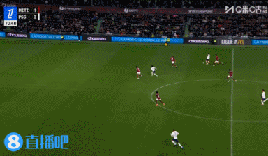 暂升榜首！巴黎3-2梅斯 杜埃长距离奔袭斩回归后首球 姆巴耶2助攻