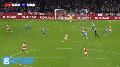 各项赛事8连胜!阿森纳2-0布莱顿晋级联赛杯8强 恩瓦内里萨卡建功