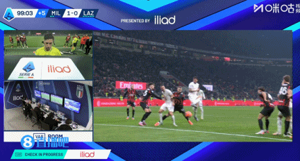 联赛12轮不败！米兰1-0拉齐奥先赛暂登顶 莱奥破门囧叔补时染红