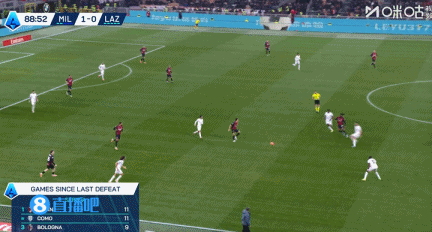 联赛12轮不败！米兰1-0拉齐奥先赛暂登顶 莱奥破门囧叔补时染红