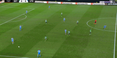 欧联5轮不败！贝蒂斯2-1乌德勒支 安东尼献助攻 伊斯科遭队友踢伤