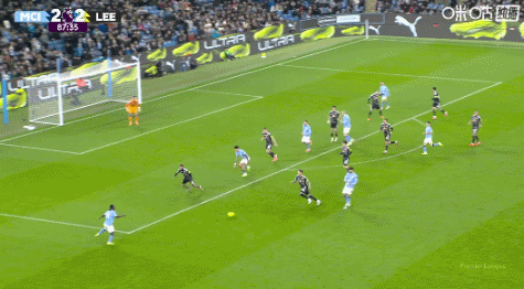 先赛距榜首4分！曼城3-2利兹联 福登双响+绝杀格瓦破门+送点