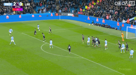 先赛距榜首4分！曼城3-2利兹联 福登双响+绝杀格瓦破门+送点