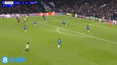 三连胜！切尔西3-0轻取巴萨 埃斯特旺一条龙德拉普建功阿劳霍红牌