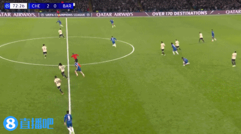 三连胜！切尔西3-0轻取巴萨 埃斯特旺一条龙德拉普建功阿劳霍红牌