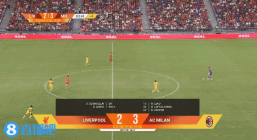AC米兰4-2利物浦 莱奥传射奥卡福双响索博吊射利物浦后防送礼