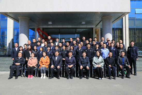 3月22日呼和浩特市生态环境局托克托县分局挂牌仪式合影