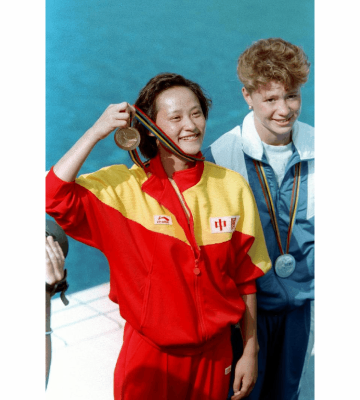 高敏、伏明霞、郭晶晶、吴敏霞、施廷懋、陈芋汐、全红婵资料图。新华社发