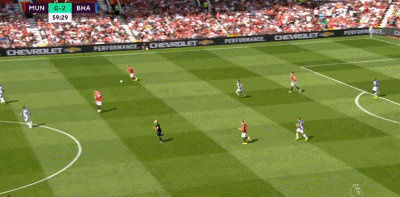 虽然已经越位，但拉什福德居然错失了C罗的妙传。