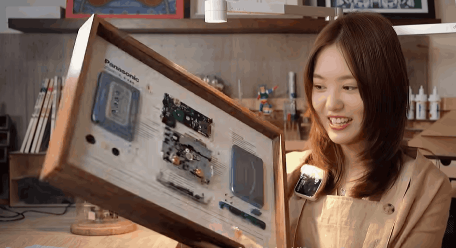 △小西与她的作品