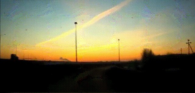 图1：车里雅宾斯克陨石撞击视频（图源：互联网） 