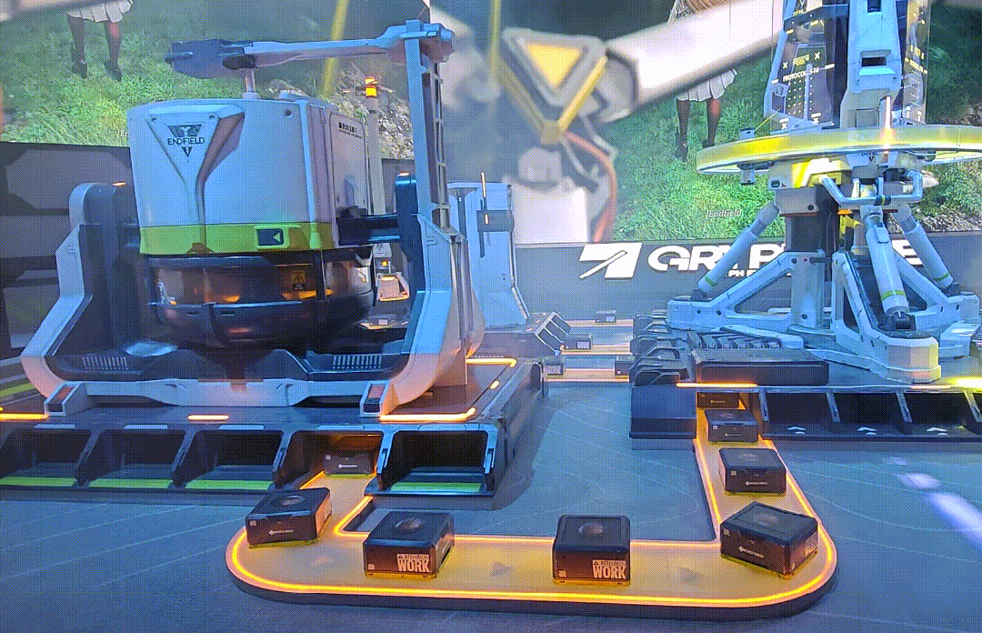 现场的简易流水线