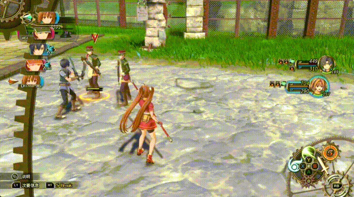 不只限于动作游戏，最近玩《空之轨迹FC》的重制版《空之轨迹 1st》DEMO时，这种感觉也同样明显