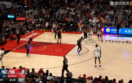 上场5分钟,得2分,1个篮板,杨瀚森体验NBA万事开头难