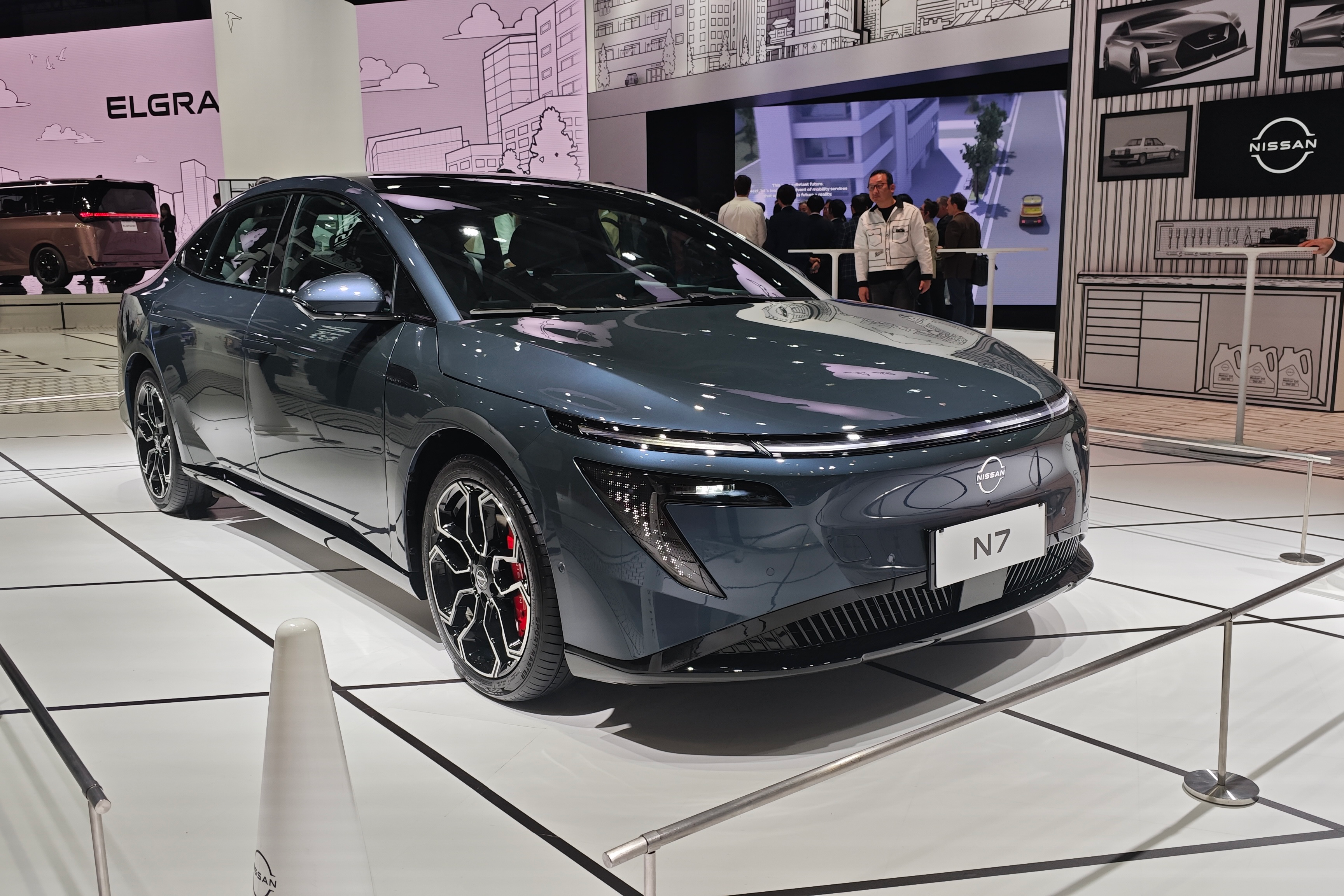 东风日产N7亮相东京车展，完成海外首秀