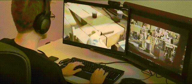 ▲英伟达基于GPU做出来的实时渲染场景