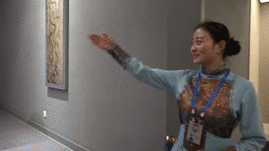 李熙敏是一名讲解员，她的日常就是一遍一遍梳理这里的文化积淀。马知远 摄