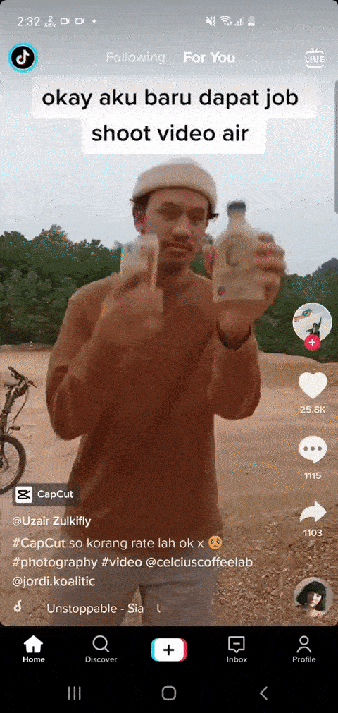 [图]tiktok正测试stories功能:类似于snapchat 让创作者更好讲述故事