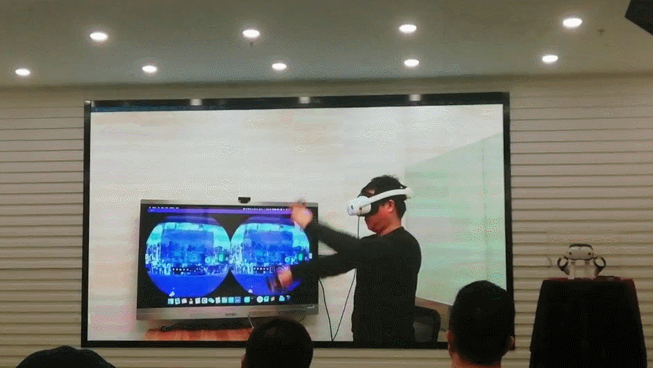 ▲奇遇3追光手柄技术性能演示