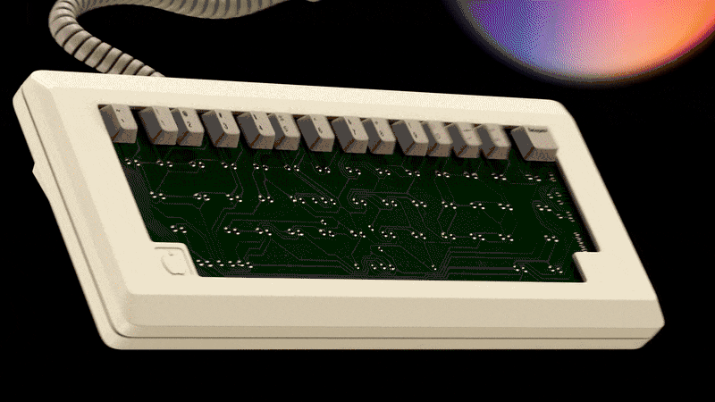 动画设计师 Thibaut Crepelle 作品《Macintosh 128k》. 图片来自：Behance