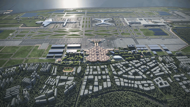 机场东枢纽效果图（图源：深圳地铁）