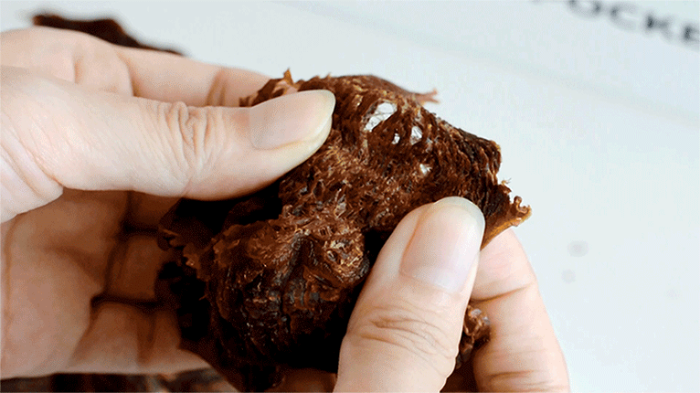 实拍：肉质纤维丰富