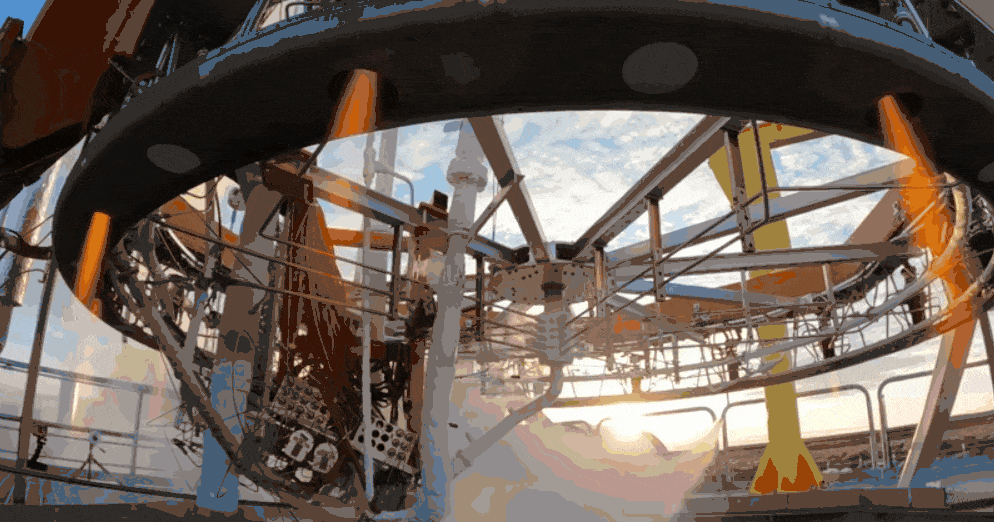 图源：YouTube，摩西湖边的引擎测试