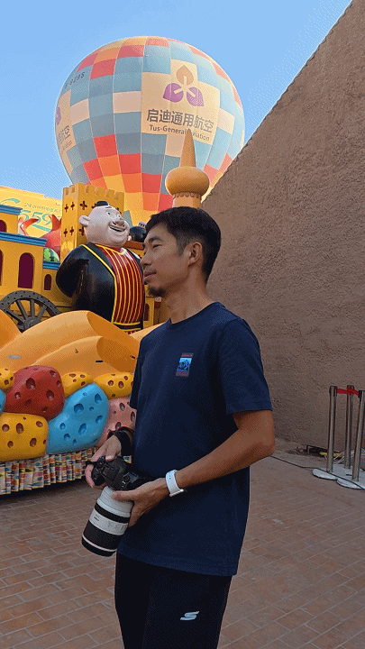 人物跟随实拍视频