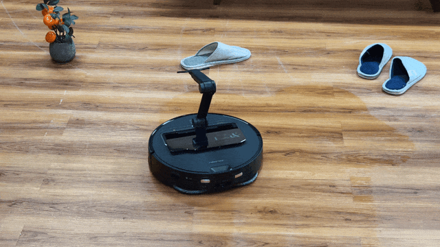 将第二只拖鞋放到鞋子归纳区