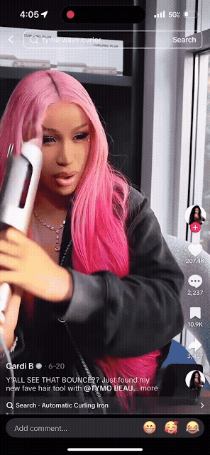 Cardi B x TYMO发布挚爱夏日造型内容