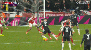 年度收官！阿森纳4-1终结维拉11连胜 枪手4人破门热苏斯复出首球