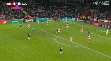 年度收官！阿森纳4-1终结维拉11连胜 枪手4人破门热苏斯复出首球